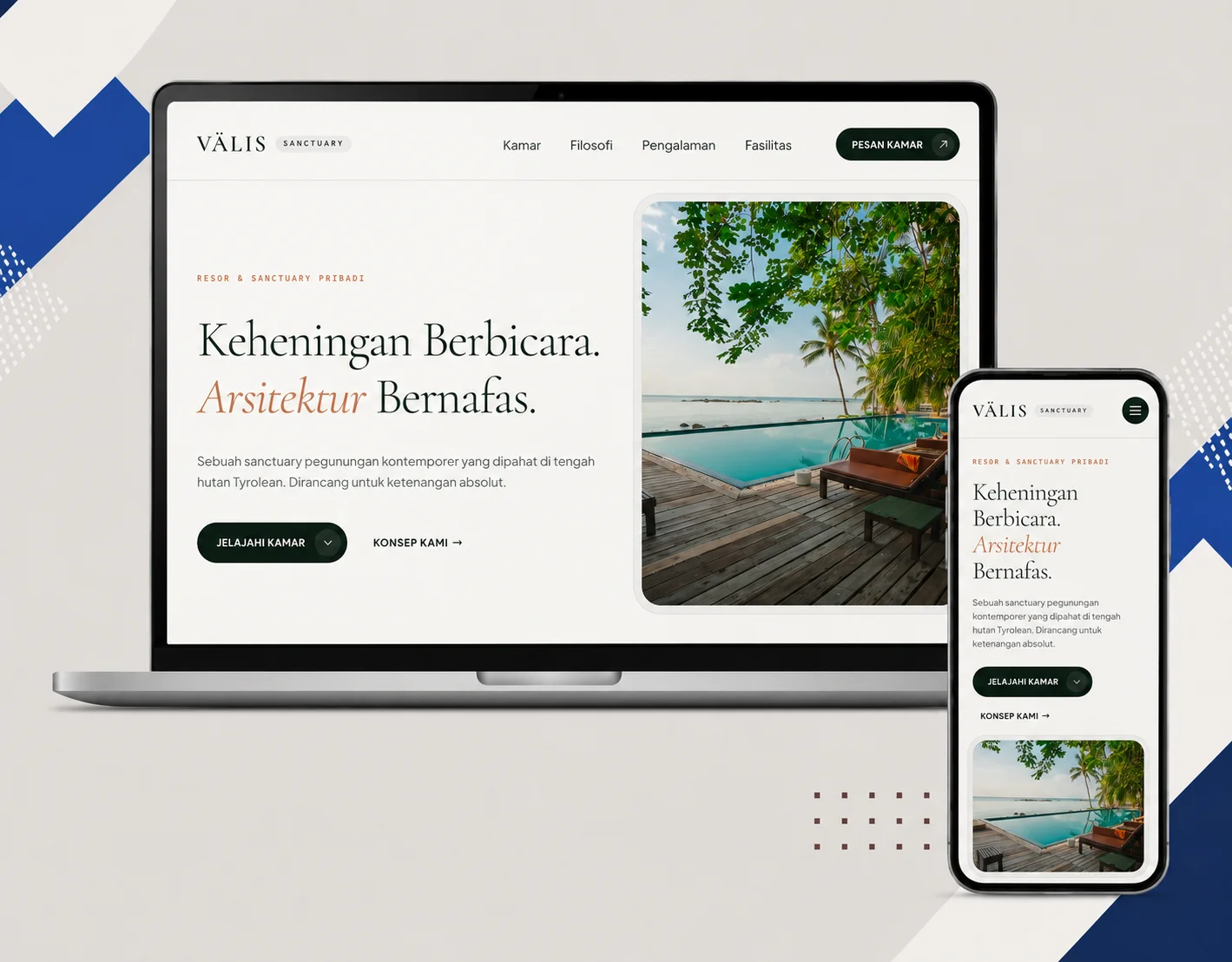 LuxeStay - Hotel Landing Page